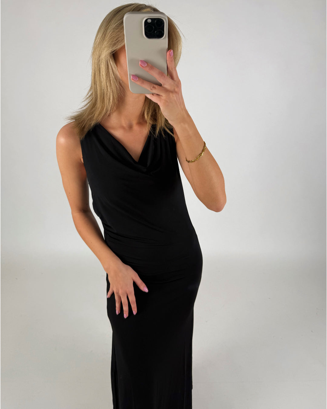 ELINA kjole sort