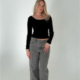 ELLA bluse sort