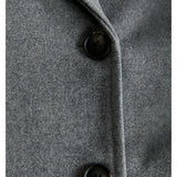 CARLIE kort trenchcoat, grå