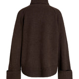 ELLINORA rullekrave strik, brun