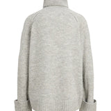 ELLINORA rullekrave strik, grå