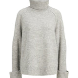 ELLINORA rullekrave strik, grå