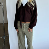 ELLIOT strik cardigan, brun