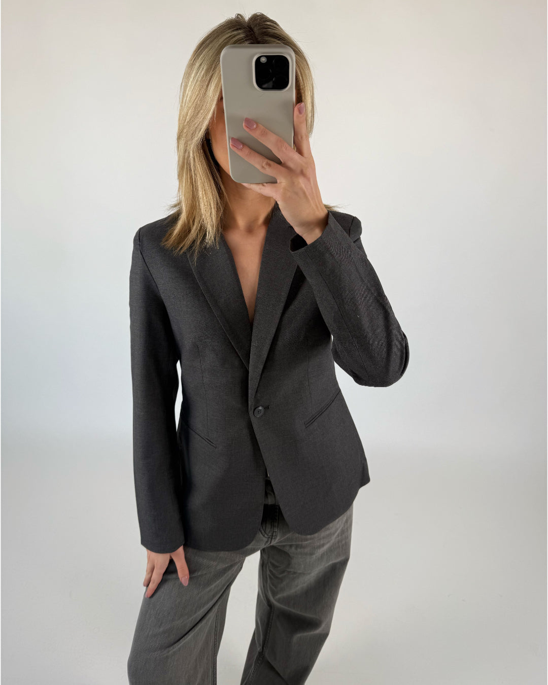 ELLIS blazer grå