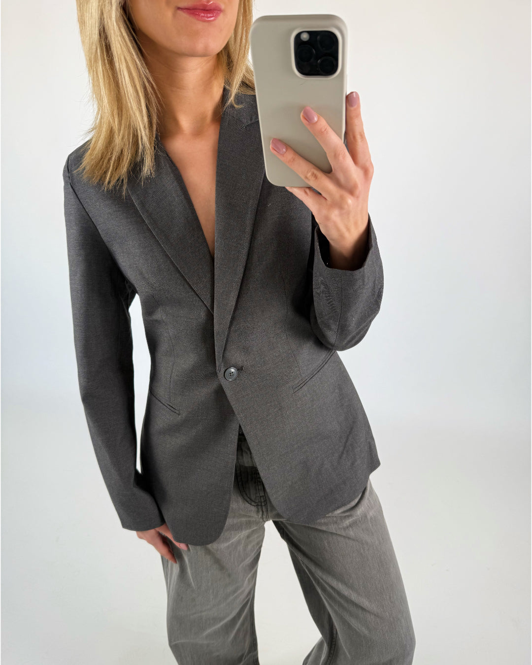 ELLIS blazer grå