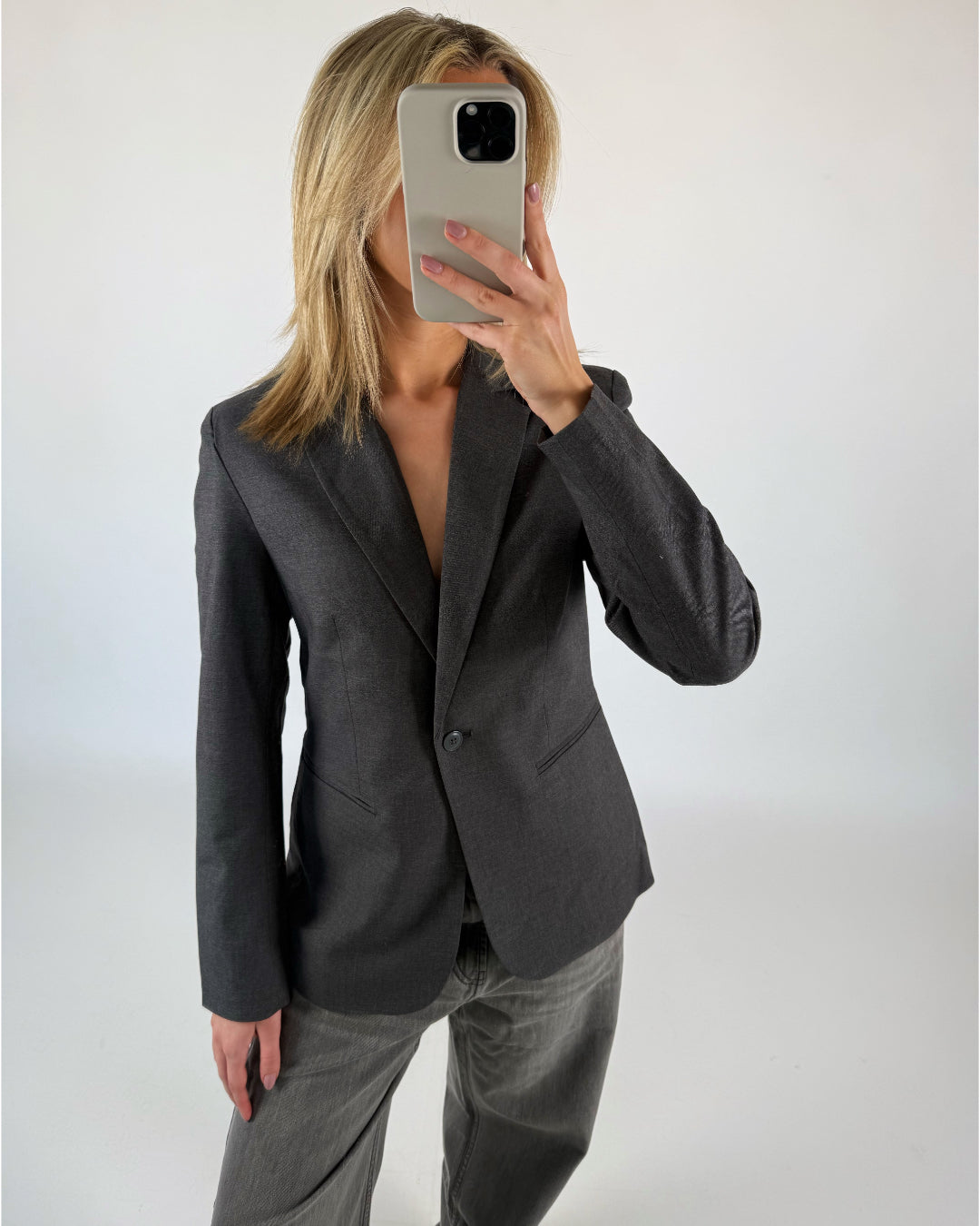 ELLIS blazer grå