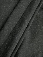 Detaljebillede af sort melerede ELLIS bukser. BySofieSønderby.