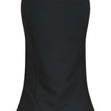 Produktfoto af sort AELLIS top. Set bagfra. Fra BySofieSønderby