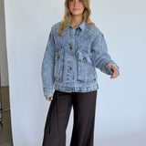 EMMA denim jakke, blå