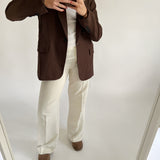 ERIKA blazer, brun