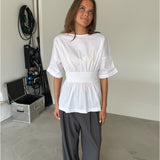 ESTRELLA bluse, hvid