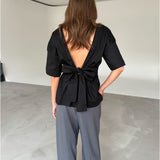 ESTRELLA bluse, sort