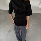 ESTRELLA bluse, sort