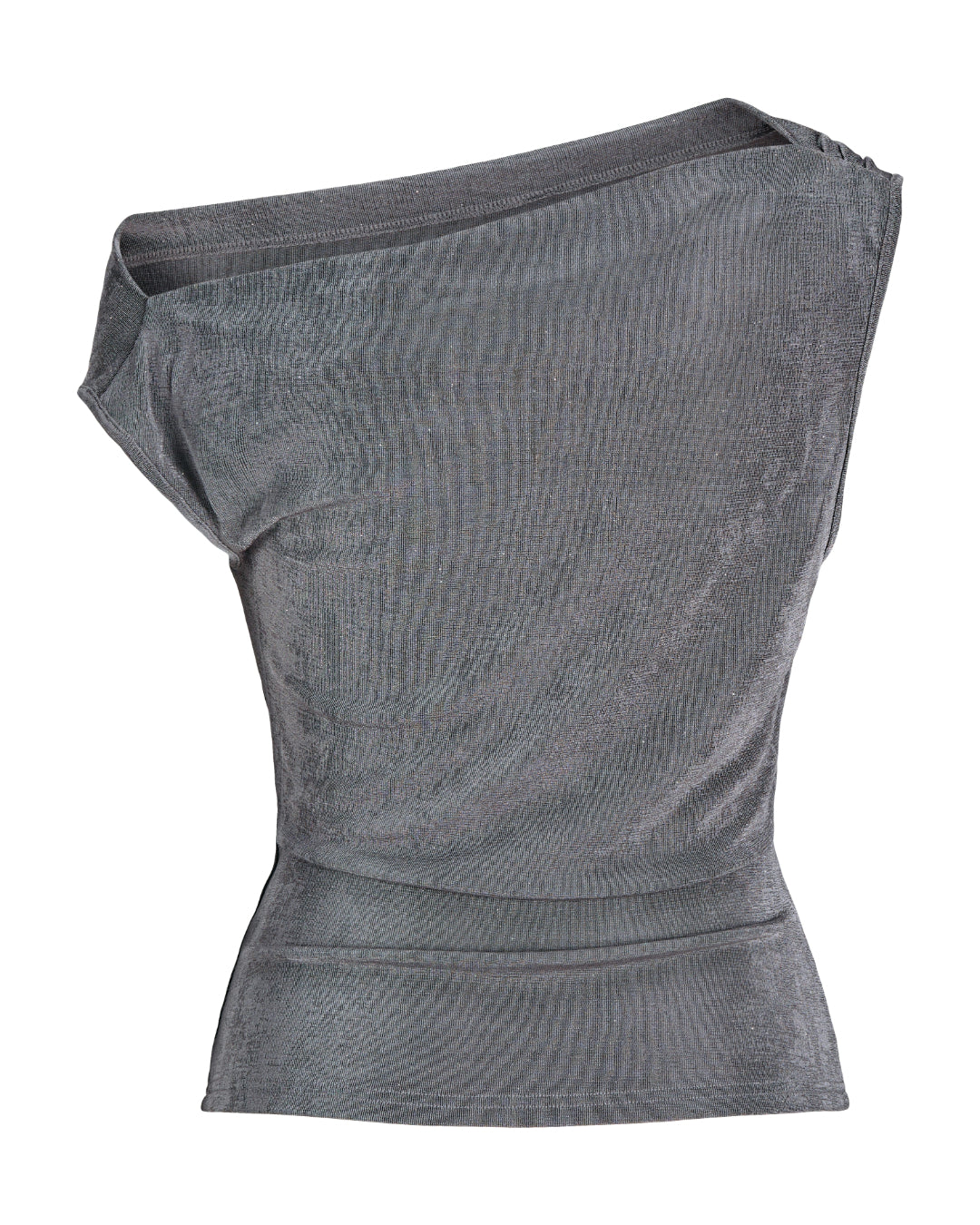 Produktbillede af grå EVA top. Set bagfra. Fra BySofieSønderby