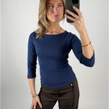 FIFI boatneck top, navy