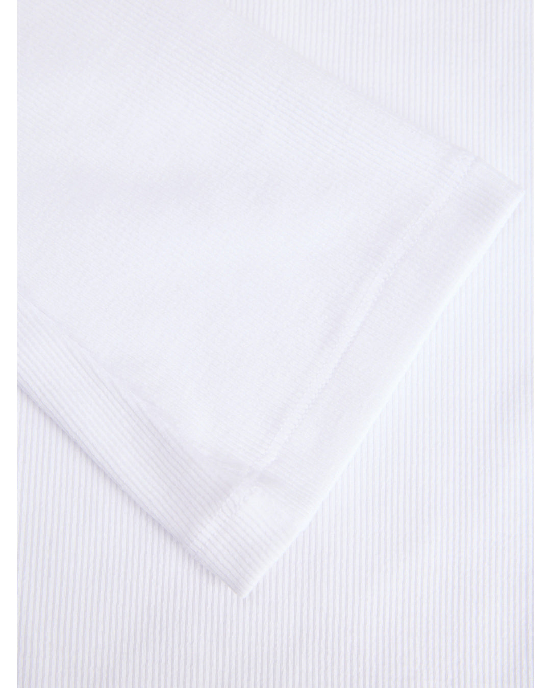 Detaljebillede af FIFI boatneck top i hvid. Fra BySofieSønderby