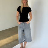 FIFI t-shirt boatneck, sort