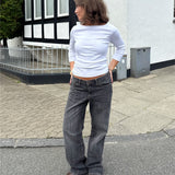 FIFI boatneck bluse, hvid