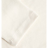 Detaljefoto af FIFI v-hals bluse 3/4 ærme, creme. Fra BySofieSønderby