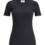 Produktbillede af sort FRANKIE t-shirt. Set forfra. Fra BySofieSønderby