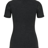 FRANKIE t-shirt, vasket sort