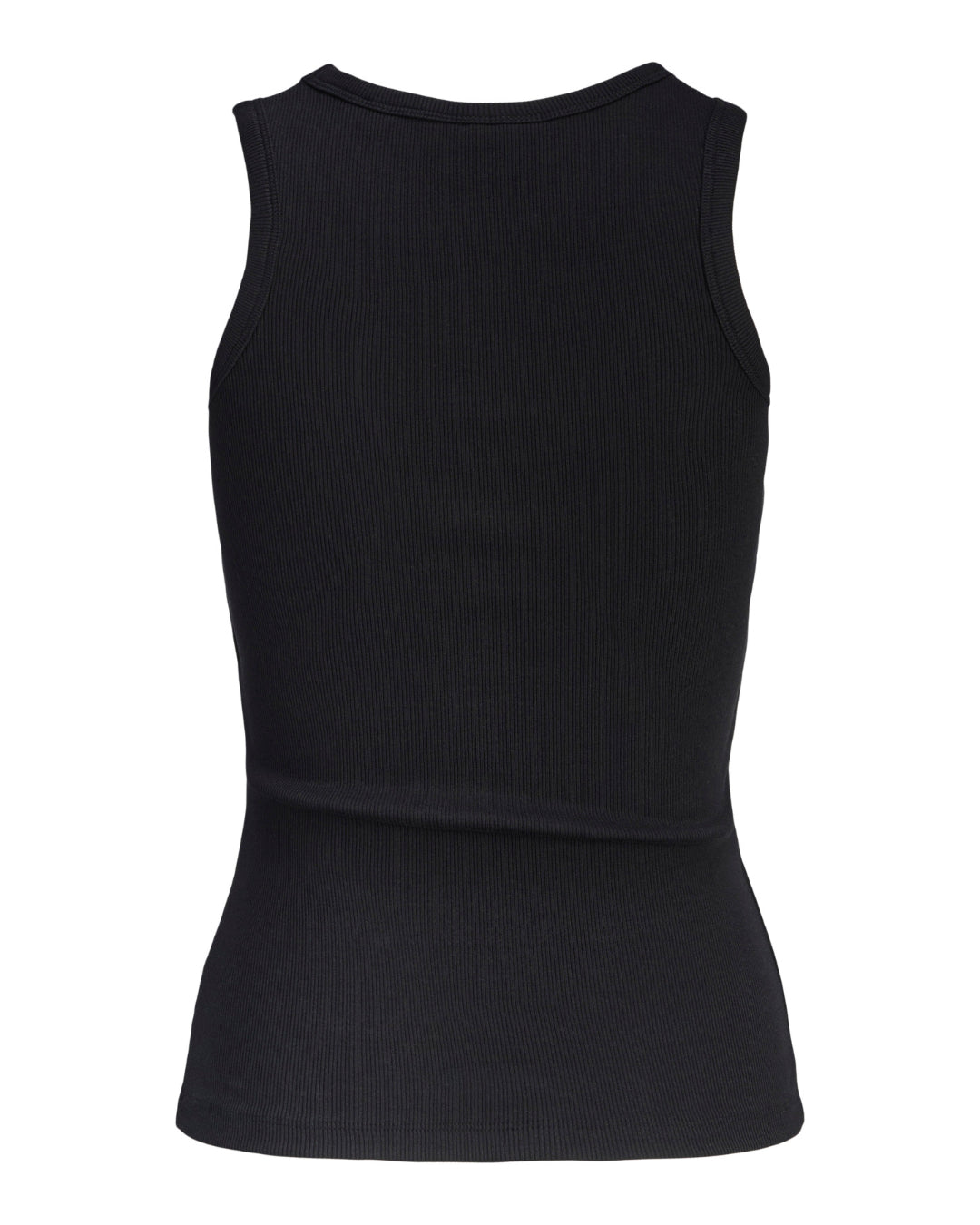 Produktbillede af sort FRIDA top. Set bagfra. Fra BySofieSønderby