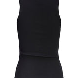 Produktbillede af sort FRIDA top. Set bagfra. Fra BySofieSønderby