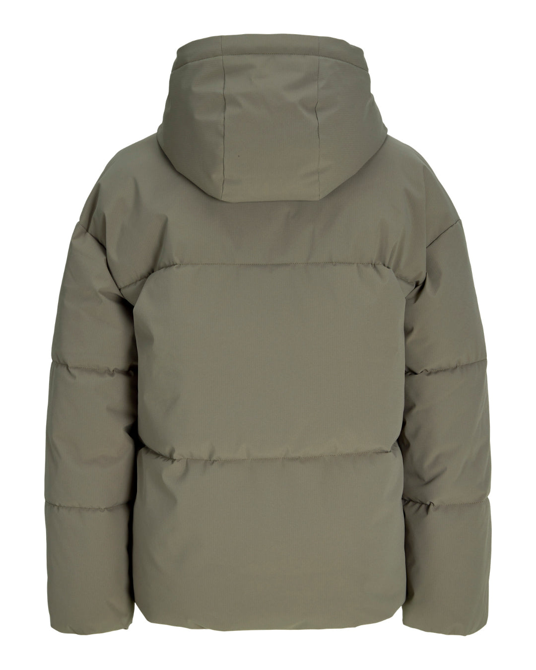 Produktbillede af GALAXY jakke i army. Set bagfra. Fra BySofieSønderby