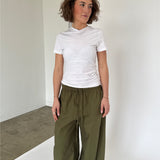 GIGI V-hals t-shirt, hvid