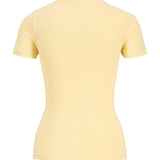 GIGI V-hals t-shirt, gul