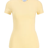 GIGI V-hals t-shirt, gul