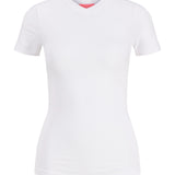GIGI V-hals t-shirt, hvid