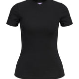 GIGI V-hals t-shirt, sort