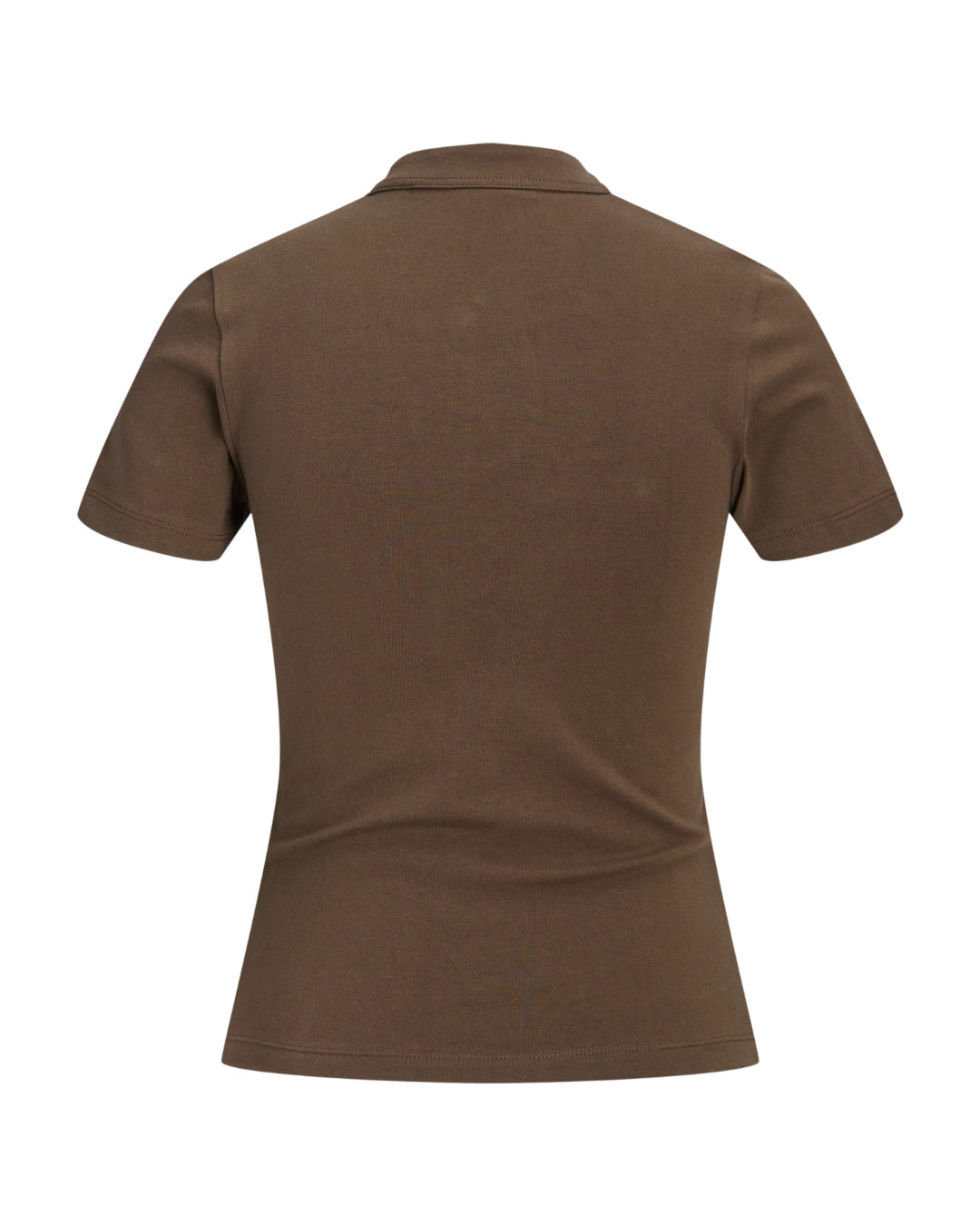 Produktbillede af GIGI t-shirt i brun. Set bagfra. Fra BySofieSønderby