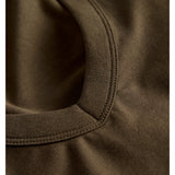 Detaljebillede af brun GIGI top. Fra BySofieSønderby