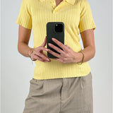 HADLEY polo strik, gul