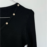 HARLEY bluse sort