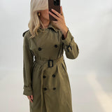 HEBA trenchcoat, kaki