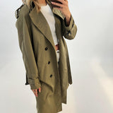 HEBA trenchcoat, kaki