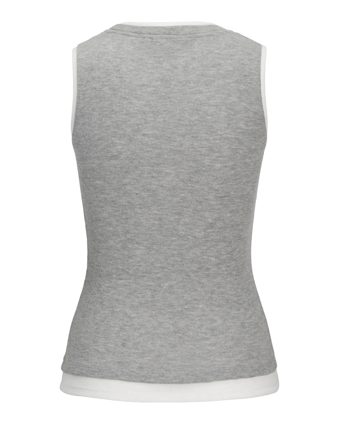 Produktbillede af går Henna top. Set bagfra. Fra BySofieSønderby