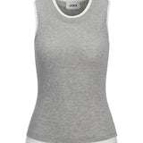 Produktbillede af går Henna top. Set forfra. Fra BySofieSønderby