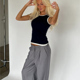 HENNA top, navy