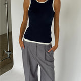 HENNA top, navy