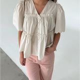 HOPE top, creme