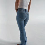 TURIN bootcut jeans, denim