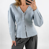 INDY cardigan, lyseblå