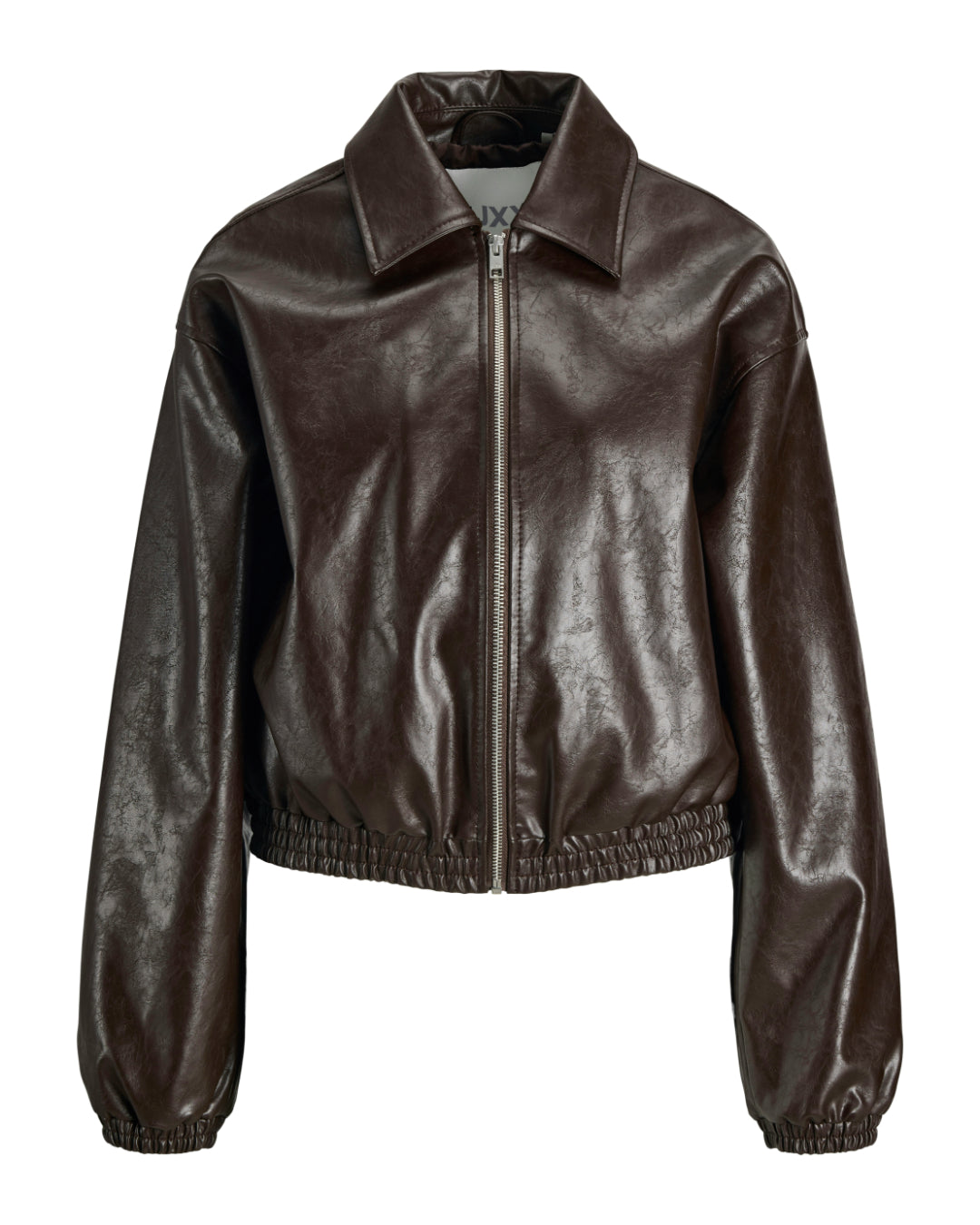 Produktbillede af brun JODY jakke. Set forfra. BySofieSønderby.