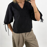 JOELLA bluse, sort