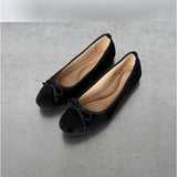 Produktbillede af sorte JOELLE balleriner. Fra BySofieSønderby