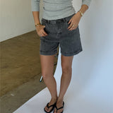 JOSEFINE shorts, grå